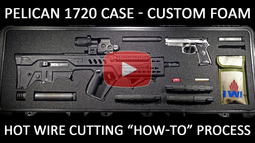 How To: Custom Foam Cutting For The Pelican 1720 Case Using Hot Wire Cutter